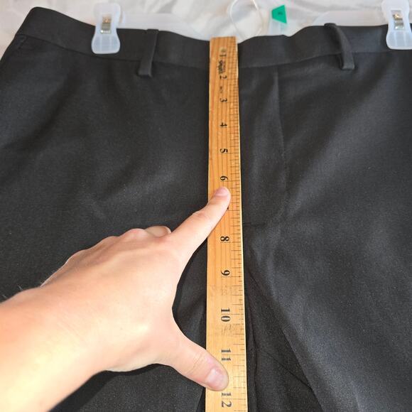 Perry Ellis Portfolio Black Slim Fit Slacks Men's Size 30 x 30 - Picture 3 of 8